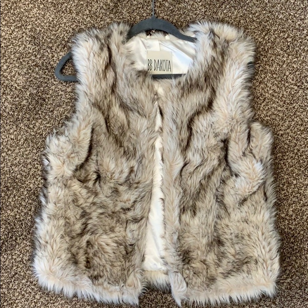BB Dakota- Garrett Faux Fur Vest